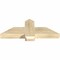 Ekena Millwork Eugene Rough Sawn Timber Gable Bracket, Douglas Fir, 36"W x 13"H x 4"D x 6"F, 9/12 Pitch GBW036X13X0406EUG00RDF - alternate 3